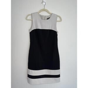Tommy Hilfiger Black & White Contrast Dress - Sz. 2